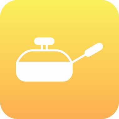 Eşsiz pişirme vektörü simgesi