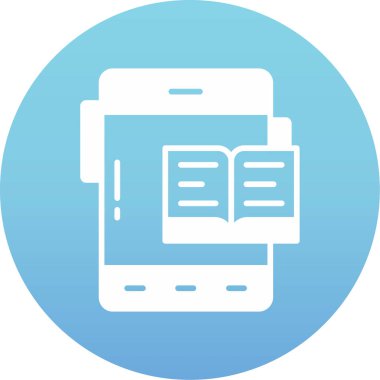 Cep telefonu. Web simgesi basit illüstrasyon