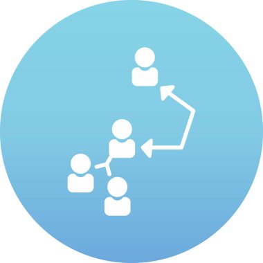 ağ vektör simgesi. biçim çift renkli düz yuvarlak sembol, mavi ve gri renkler, yuvarlak açılar, beyaz arkaplan