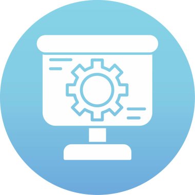 Ayarlama. Web simgesi basit illüstrasyon