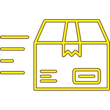 dağıtım paketi simgesi ana hat biçiminde