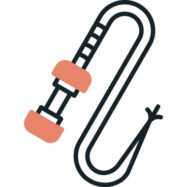 İp simgesi renk ana hatları vektörü atlanıyor