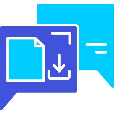 Konuş. Web simgesi basit illüstrasyon