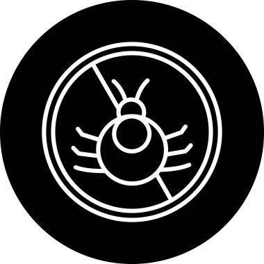 Bir gezegen simgesinin vektör illüstrasyonu