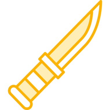 Kılıç. Web simgesi basit illüstrasyon