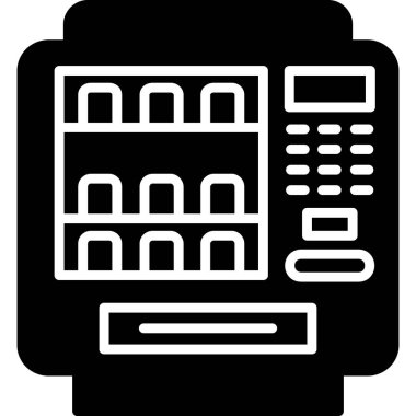 Banka. Web simgesi basit illüstrasyon