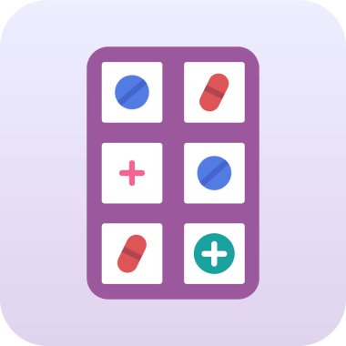 Düz stil tıp ikonu. vektör illüstrasyonu