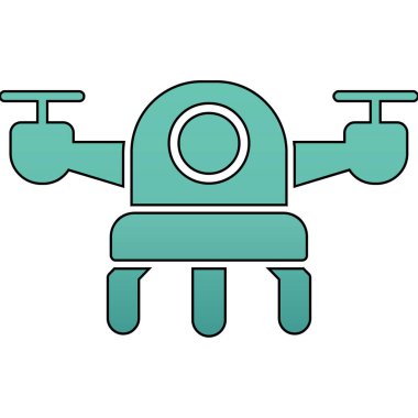 Drone simgesi, özet biçimi