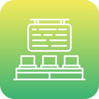 Benzersiz kitap vektörü simgesi