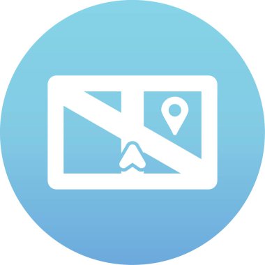 harita konumu simgesi ana hat biçiminde