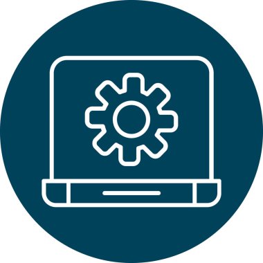 Web simgesi vektör illüstrasyonu