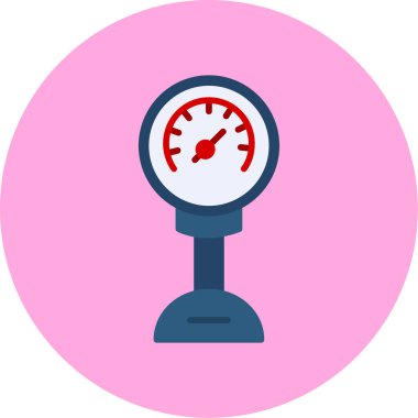 Hız göstergesi. Web simgesi basit illüstrasyon