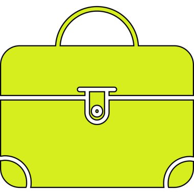 Bir çanta dolusu bagajın vektör çizimi