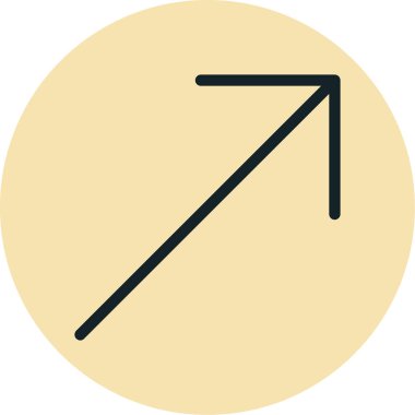 Ok simgesi. Web vektör illüstrasyonu