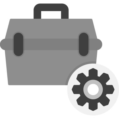 dişli simgesinin vektör illüstrasyonu