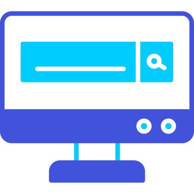 Ekran simgesi vektör illüstrasyonunu izle