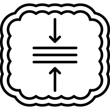 Turta. Web simgesi basit illüstrasyon