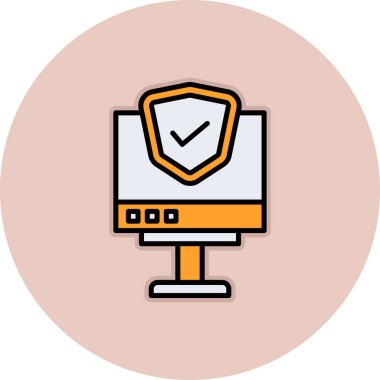 bilgisayar simgesi vektör illüstrasyonu