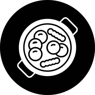 Bir saatin vektör illüstrasyonu