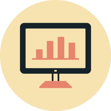 bilgisayar simgesi vektör illüstrasyonu