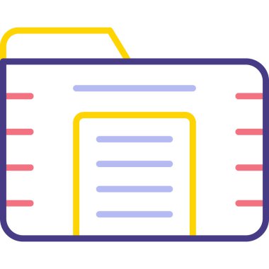 Kitap. Web simgesi basit tasarım