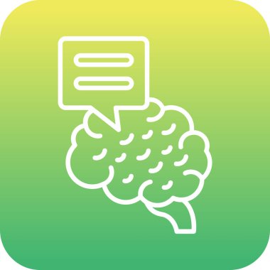 Konuşma balonu. Sohbet simgesi vektör illüstrasyonu, sohbet