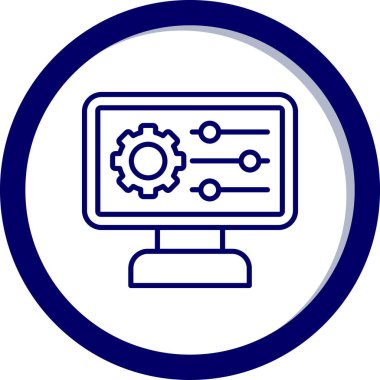 bilgisayar simgesi, vektör illüstrasyonu