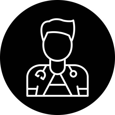 Kişisel ve ticari kullanım için vektör doktor simgesi.