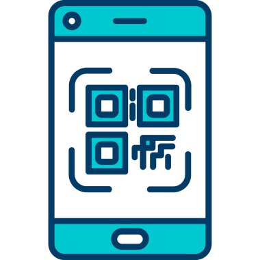 akıllı telefon simgesi vektör illüstrasyonu