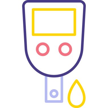 Şarap. Web simgesi basit illüstrasyon