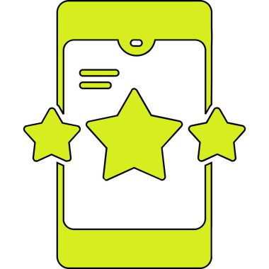 yıldız simgesi, vektör çizimi