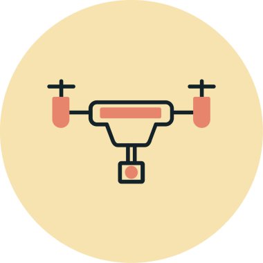 İHA. Web simgesi basit illüstrasyon