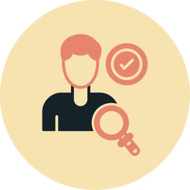 Ara. Web simgesi basit illüstrasyon