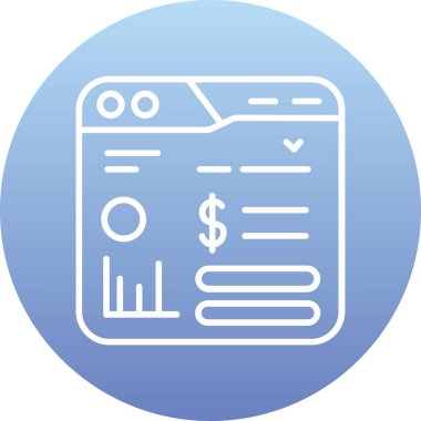 seo modern simgesinin vektör illüstrasyonu