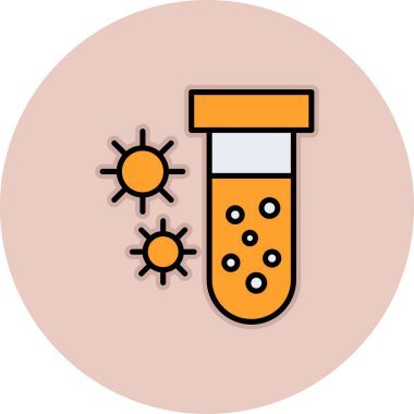 Basit vektör simgesi, hapların çizimi