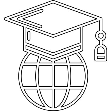 Eğitim simgesi, vektör illüstrasyonu