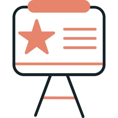 Rozet simge vektör çizim