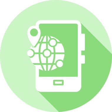 mobil akıllı telefon simgesi