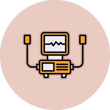 Modern b 'nin vektör çizimi robot simgesinden yoksun