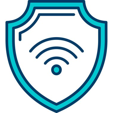 kalkan ikon vektör illüstrasyonu