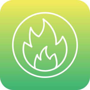 ateş simgesi dijital vektör dizaynı