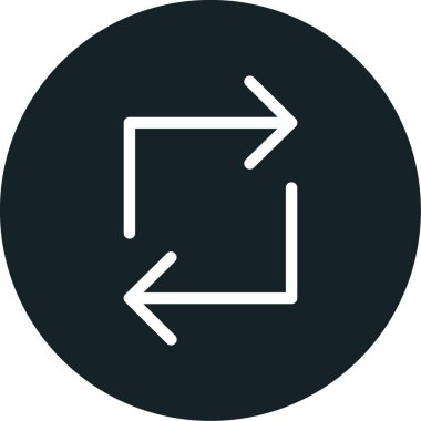 ok sağ yön simgesi ana hat biçiminde