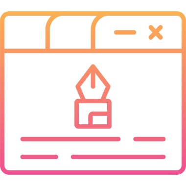 seo modern simgesinin vektör illüstrasyonu