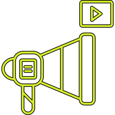 Megafon simgesi, özet biçimi