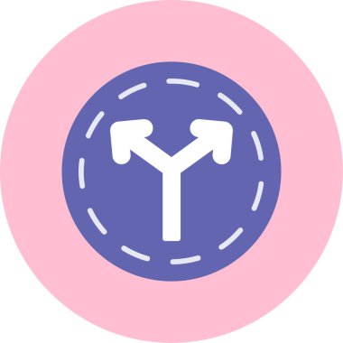 Bir kadın simgesinin vektör illüstrasyonu