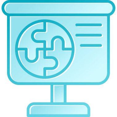 Modern bir simgenin vektör illüstrasyonu