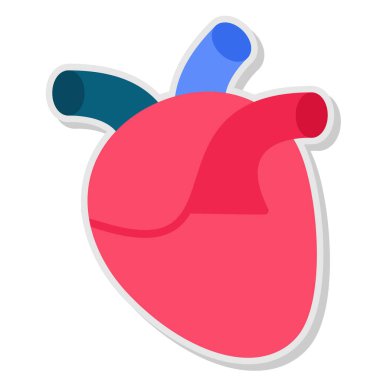 Kalp simgesi, karikatür tarzı