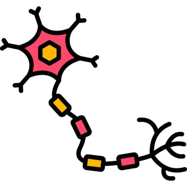 beyin ikonu vektör illüstrasyonu