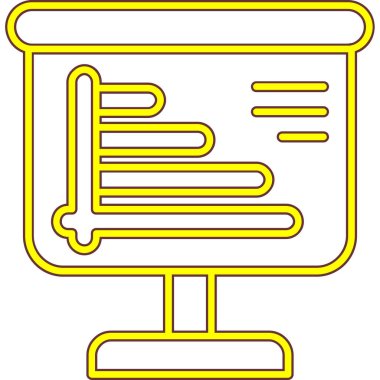 Modern bir simgenin vektör illüstrasyonu