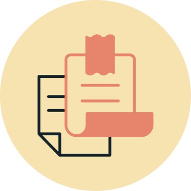 Dosya. Web simgesi basit illüstrasyon